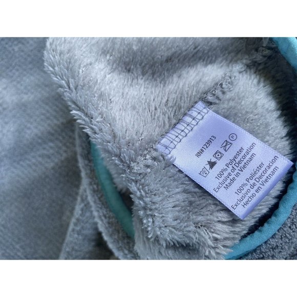 JACHS Cabin Sweater Pullover Womens Long Sleeve 1/4 Gray Fleece Medium Casual - Picture 6 of 8